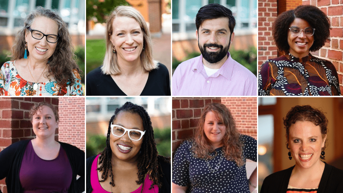 Photo top row: Nancy Deutsch, Abby Gillespie, Mike Lyons, Sherry Bryant; bottom row: Martha Pullen, Katrina Debnam, Crystal Haislip, Leslie Booren